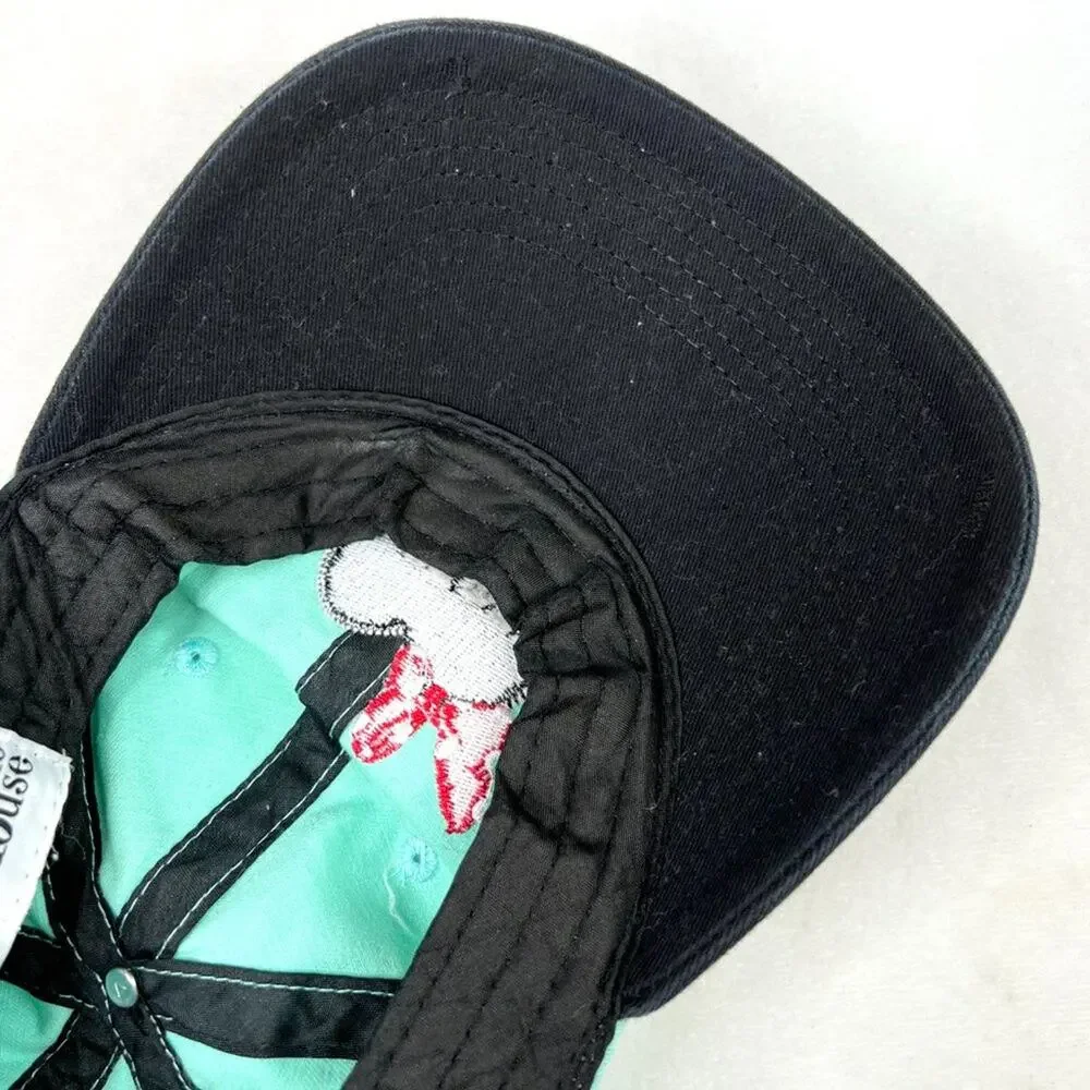 Disney Minnie Mouse Teal & Black Baseball Cap
